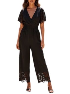 J. Gee Lacy Rayon Blend Lined Flattering Wide Elasticized Waist NWT Sz Sm/Med